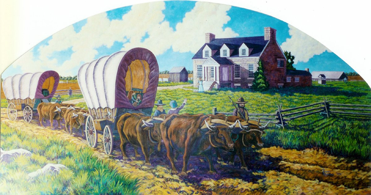 Heading West - Mural